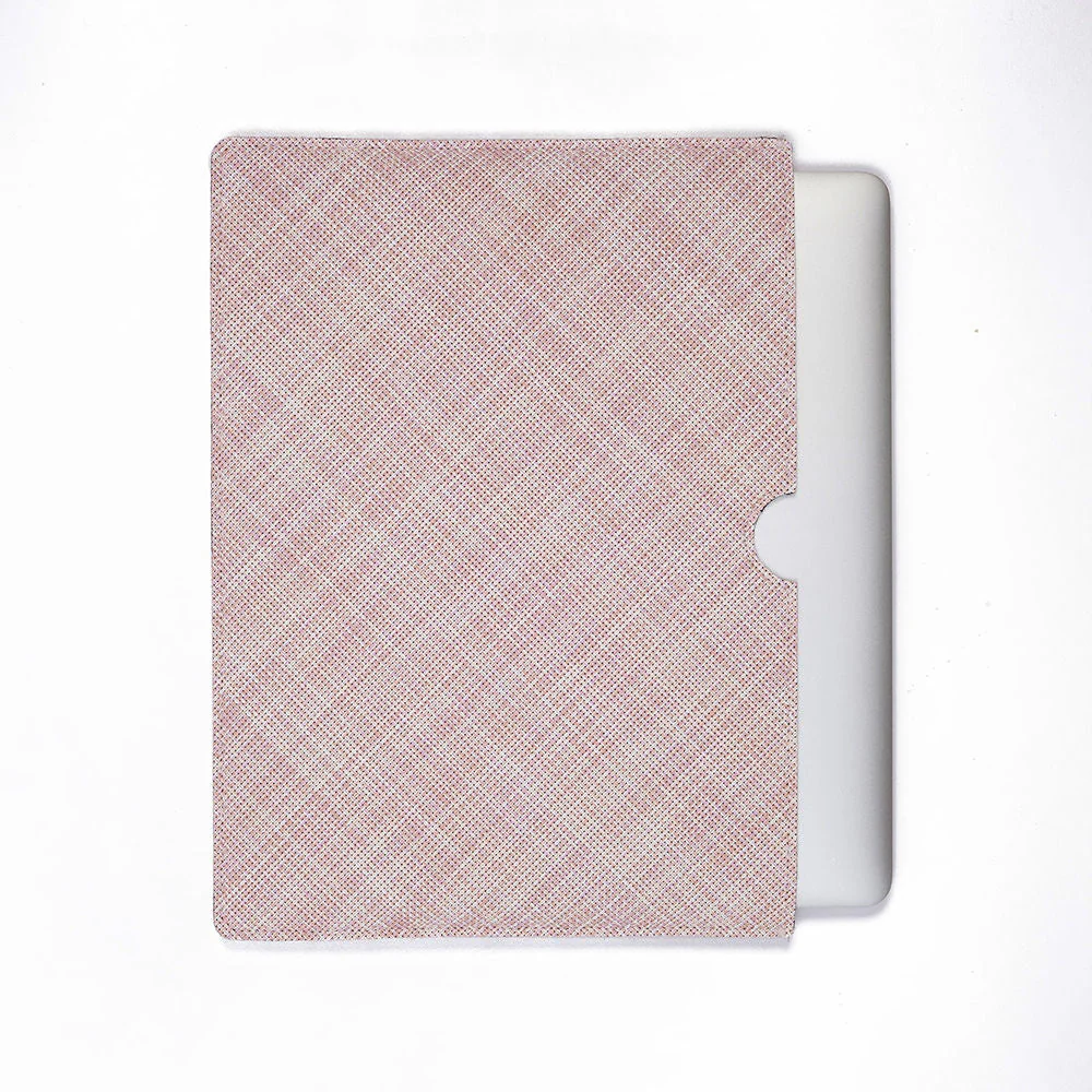 chilewich | laptop sleeve small | basketweave blush - DC - Image 2