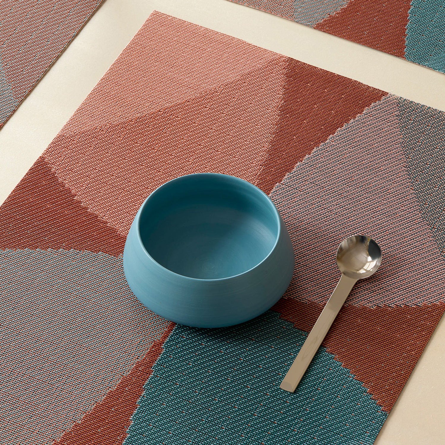 chilewich | placemat rectangle | canopy raspberry - Image 2