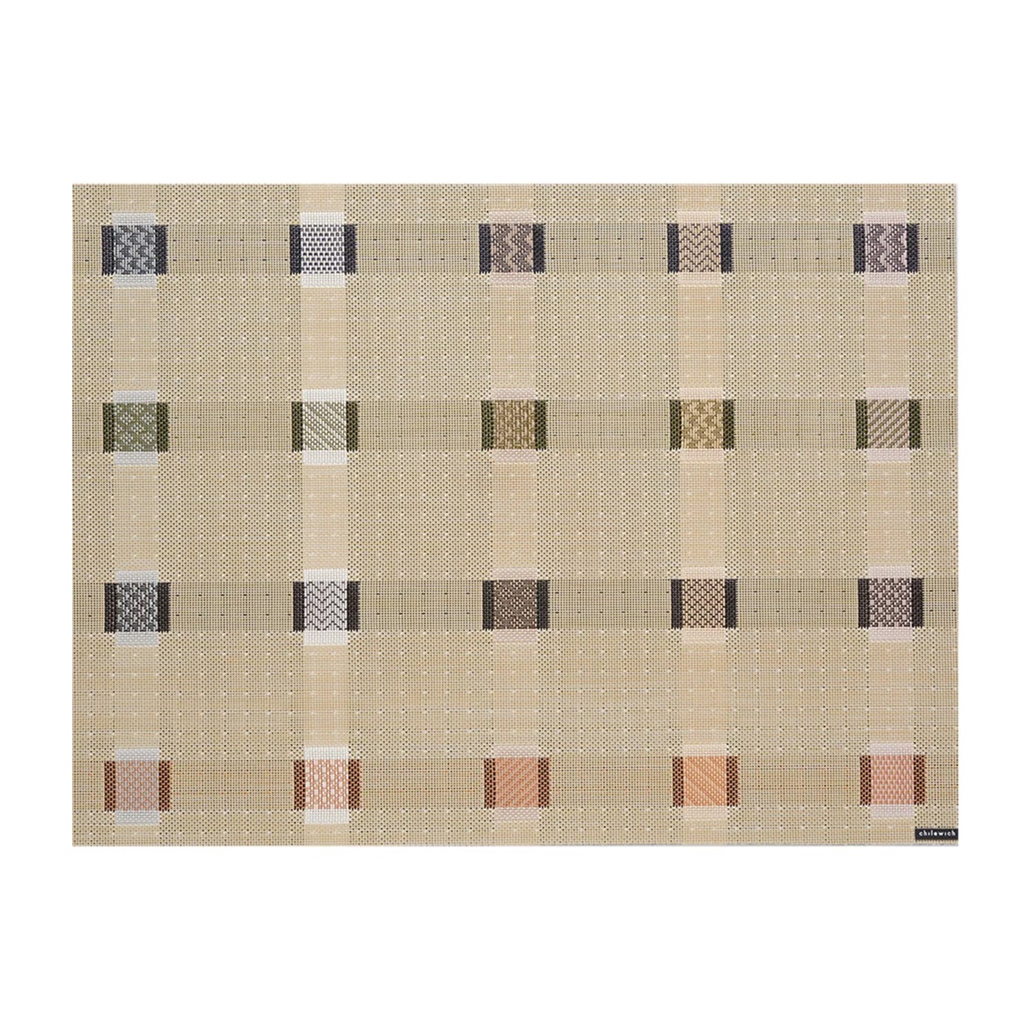 chilewich | placemat rectangle | sampler wheat - Image 4