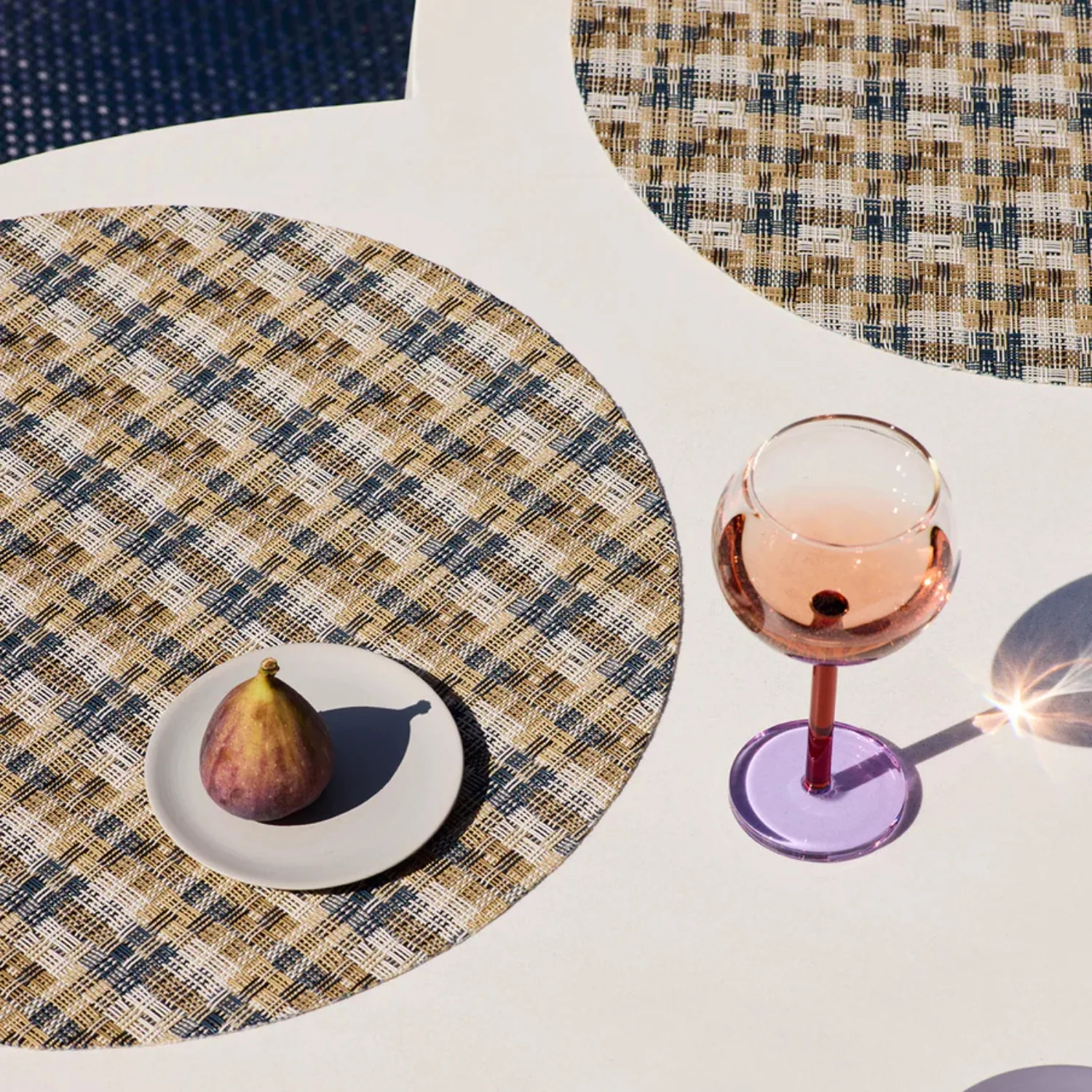 chilewich | placemat round | fable coast - Image 3