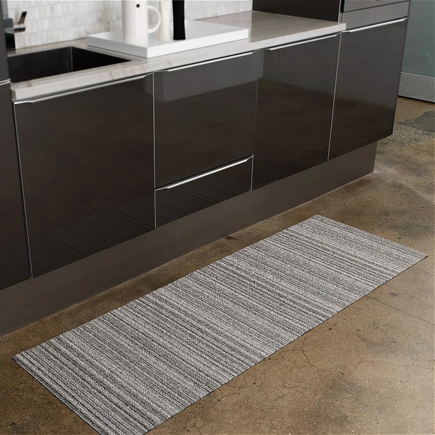 chilewich | runner mat 61x183cm (24x72") | skinny stripe birch - Image 3