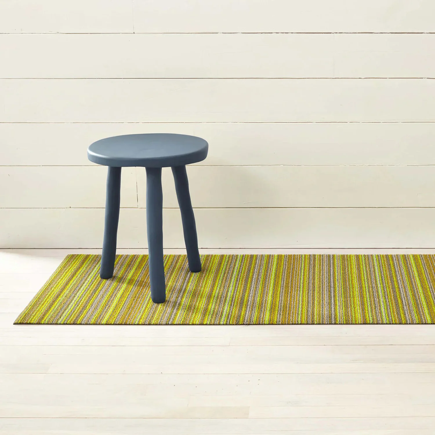 chilewich | runner mat 61x183cm (24x72") | skinny stripe citron - Image 2