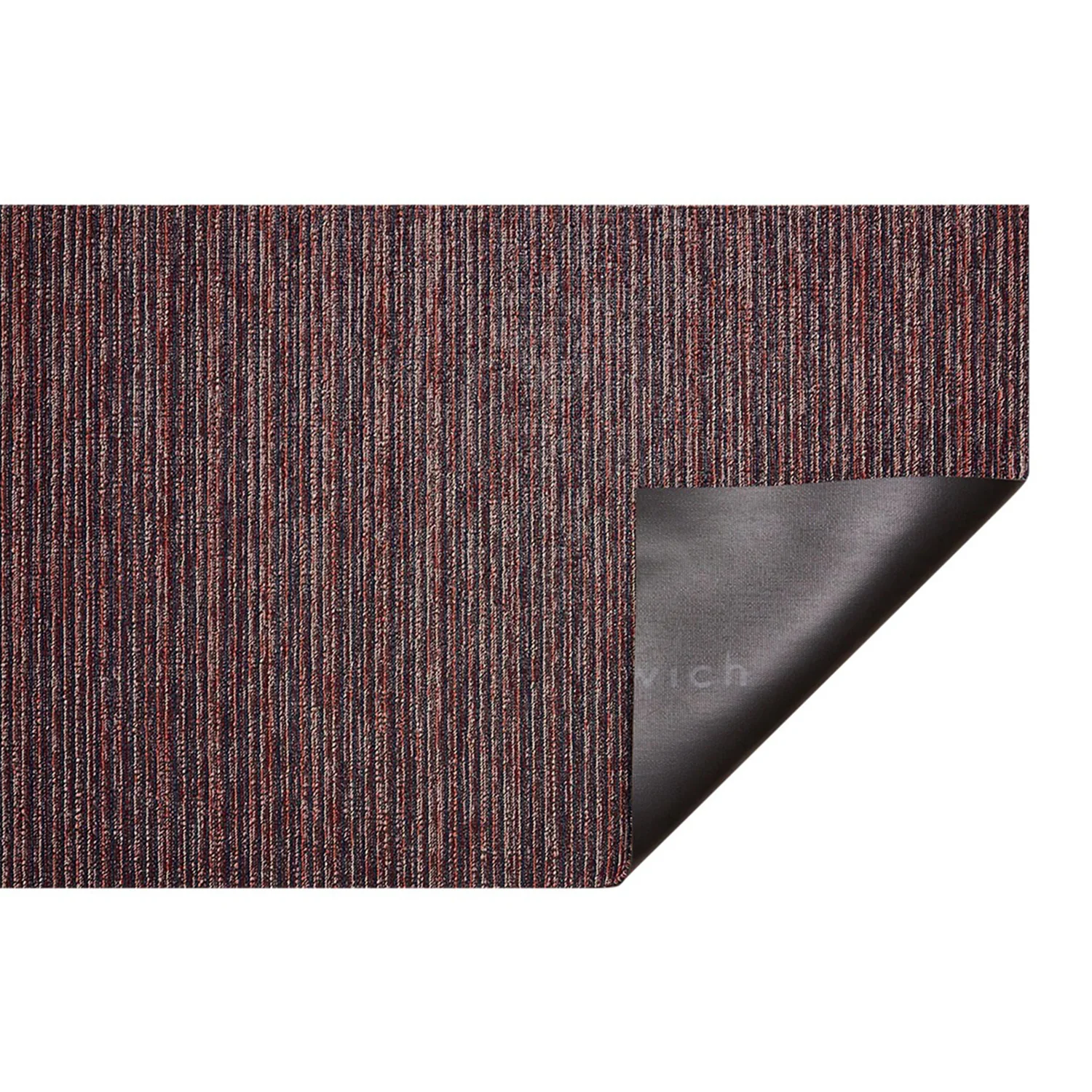 chilewich | runner mat 61x183cm (24x72") | skinny stripe mulberry - DC - Image 4