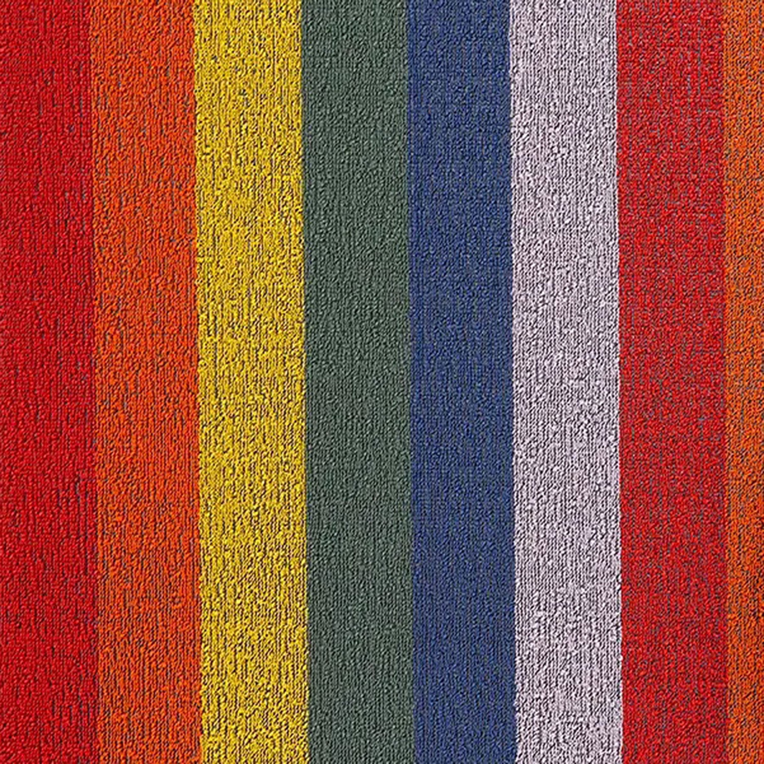 chilewich | shag runner mat 61x183cm (24x72") | pride stripe rainbow ~ DC
