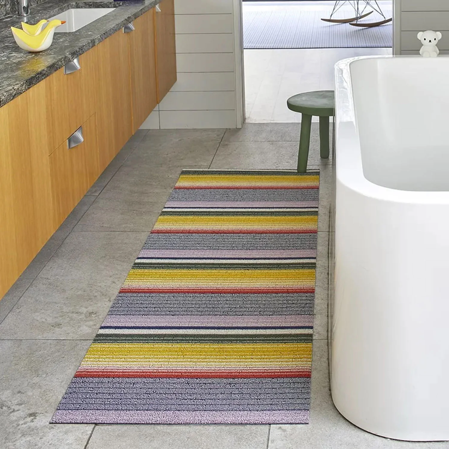 chilewich | runner mat 61x183cm (24x72") | pop stripe multi - Image 3