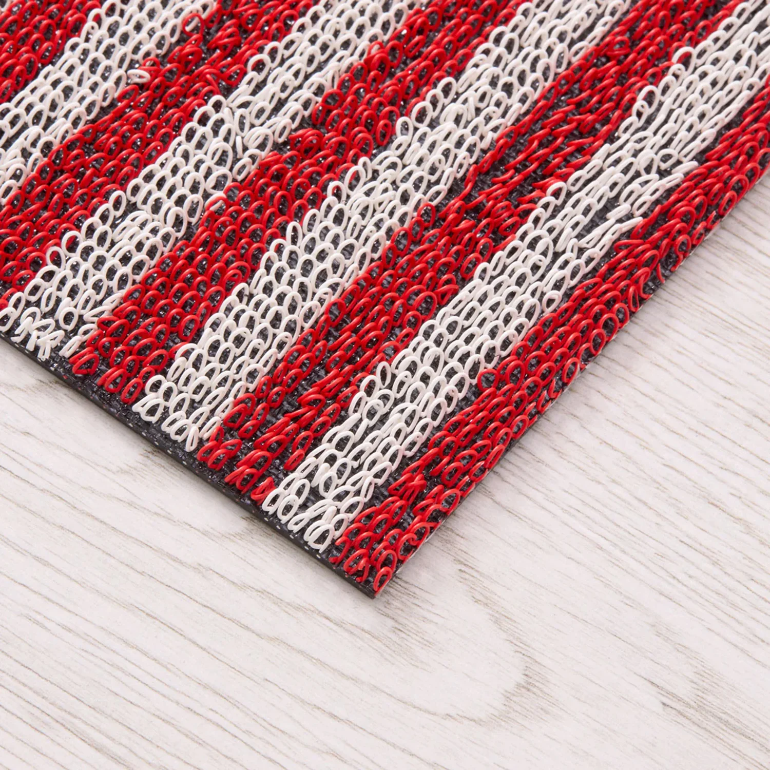 chilewich | shag doormat 46x71cm (18x28") | breton stripe candy - Image 3