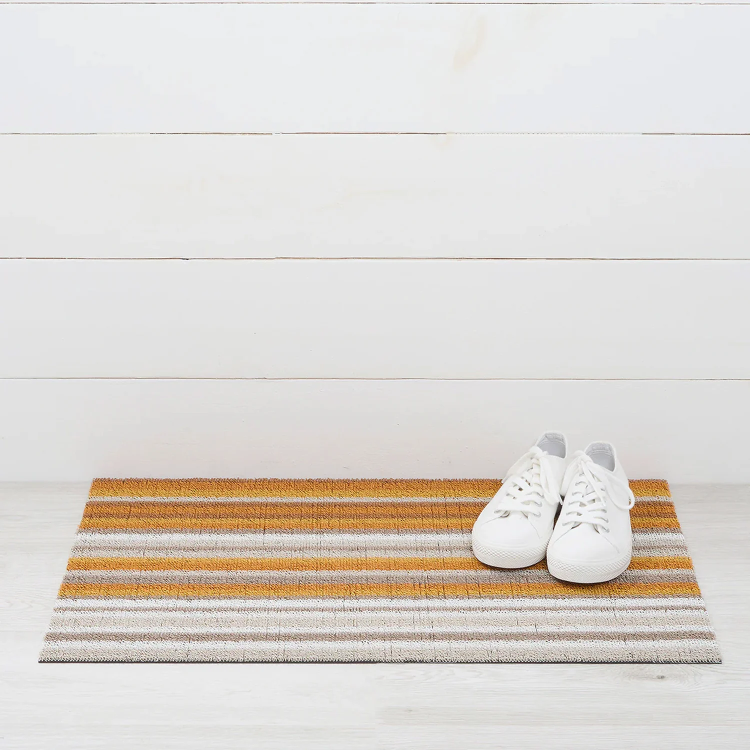 chilewich | shag doormat 46x71cm (18x28") | horizon stripe desert - Image 2