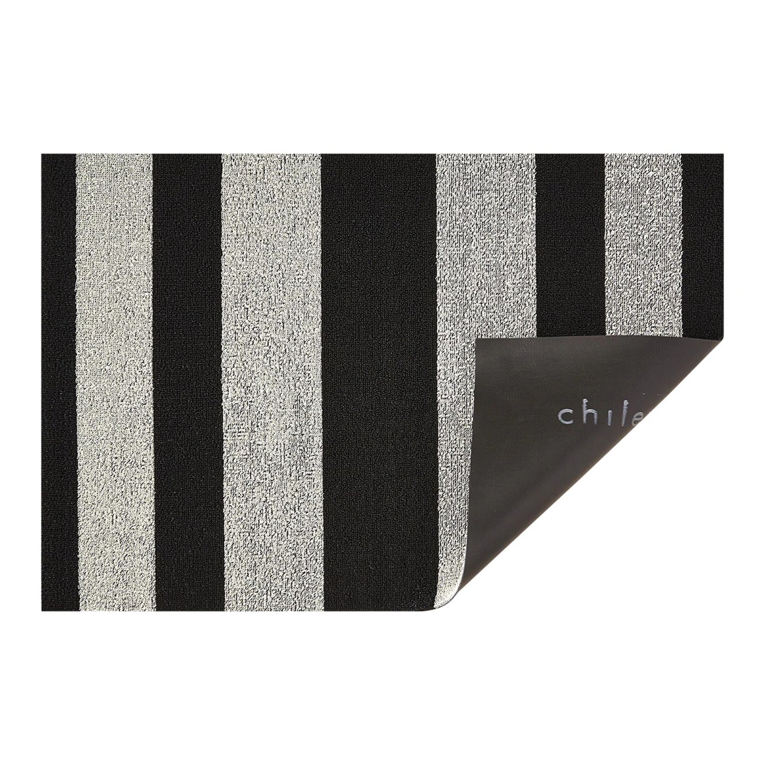 chilewich | large doormat 61x91cm (24x36") | bold stripe black + white - DC - Image 3