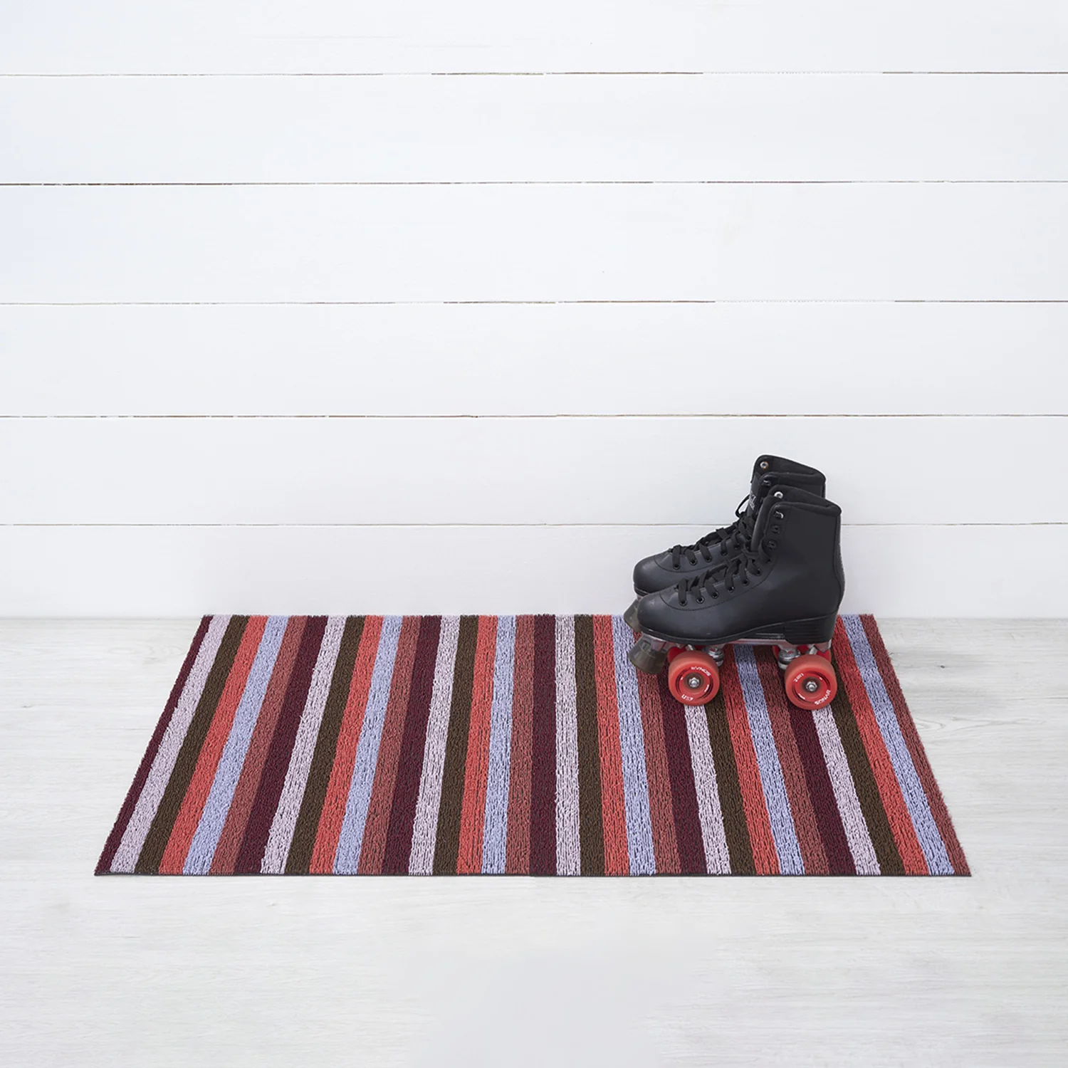 chilewich | large doormat 61x91cm (24x36") | even stripe berry - Image 2