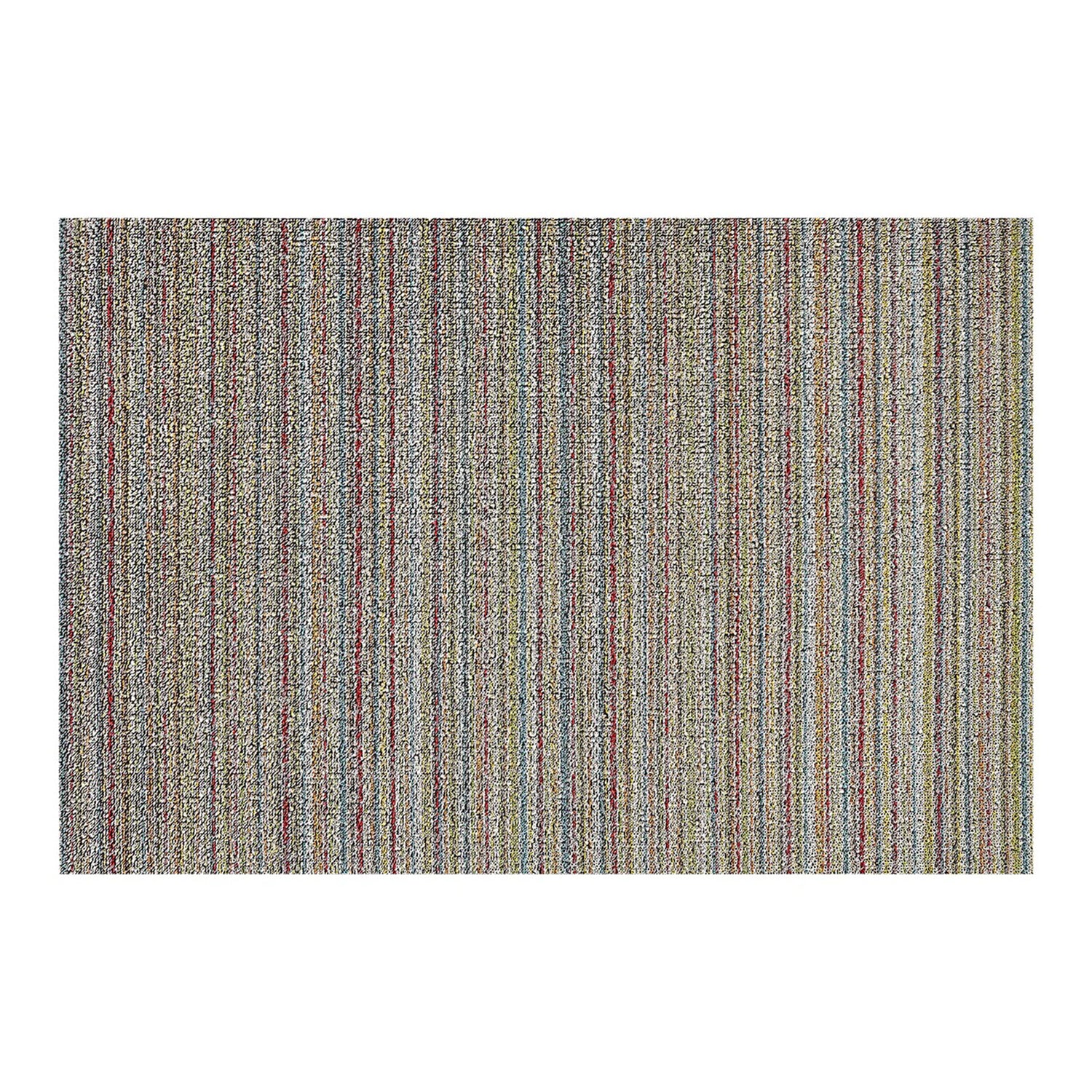 chilewich | shag utility doormat 61x91cm (24x36") | skinny stripe soft multi