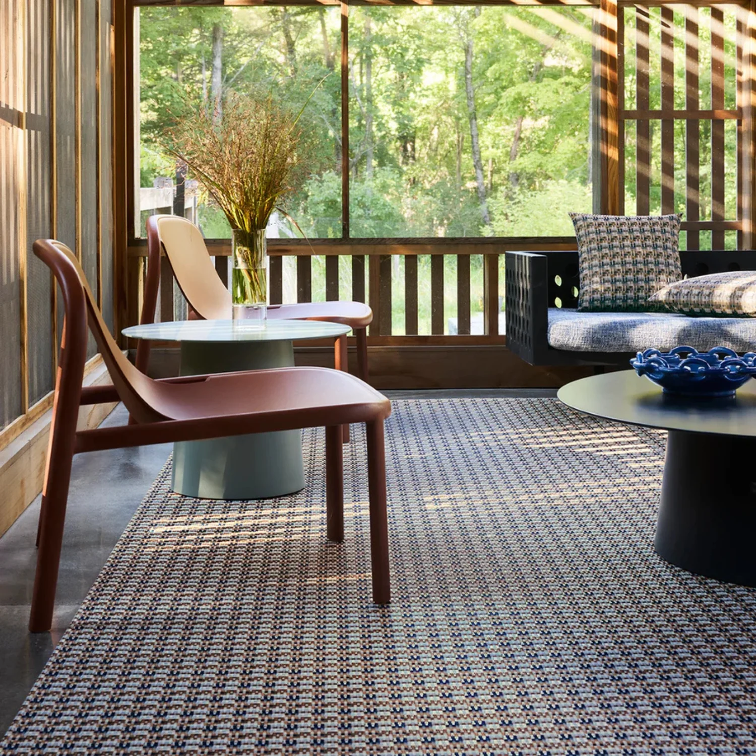 chilewich | woven floormat 183x269cm (72x106") | fable coast - Image 3