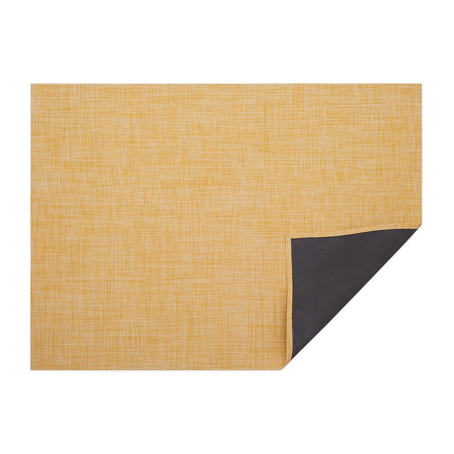 chilewich | woven floormat 59x92cm (23x36") | mini basketweave ochre - Image 2