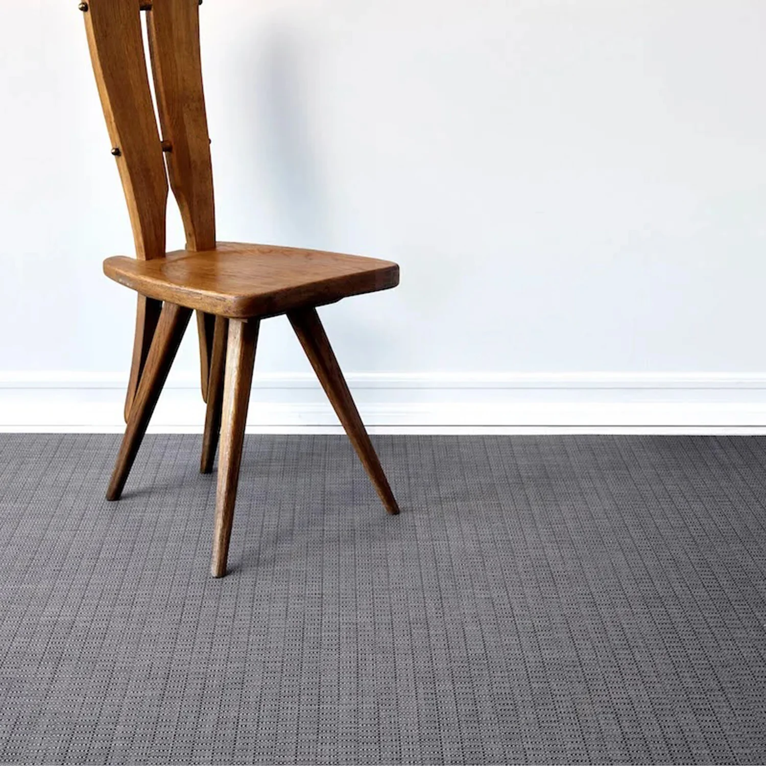 chilewich | woven floormat 59x92cm (23x36") | thatch pewter