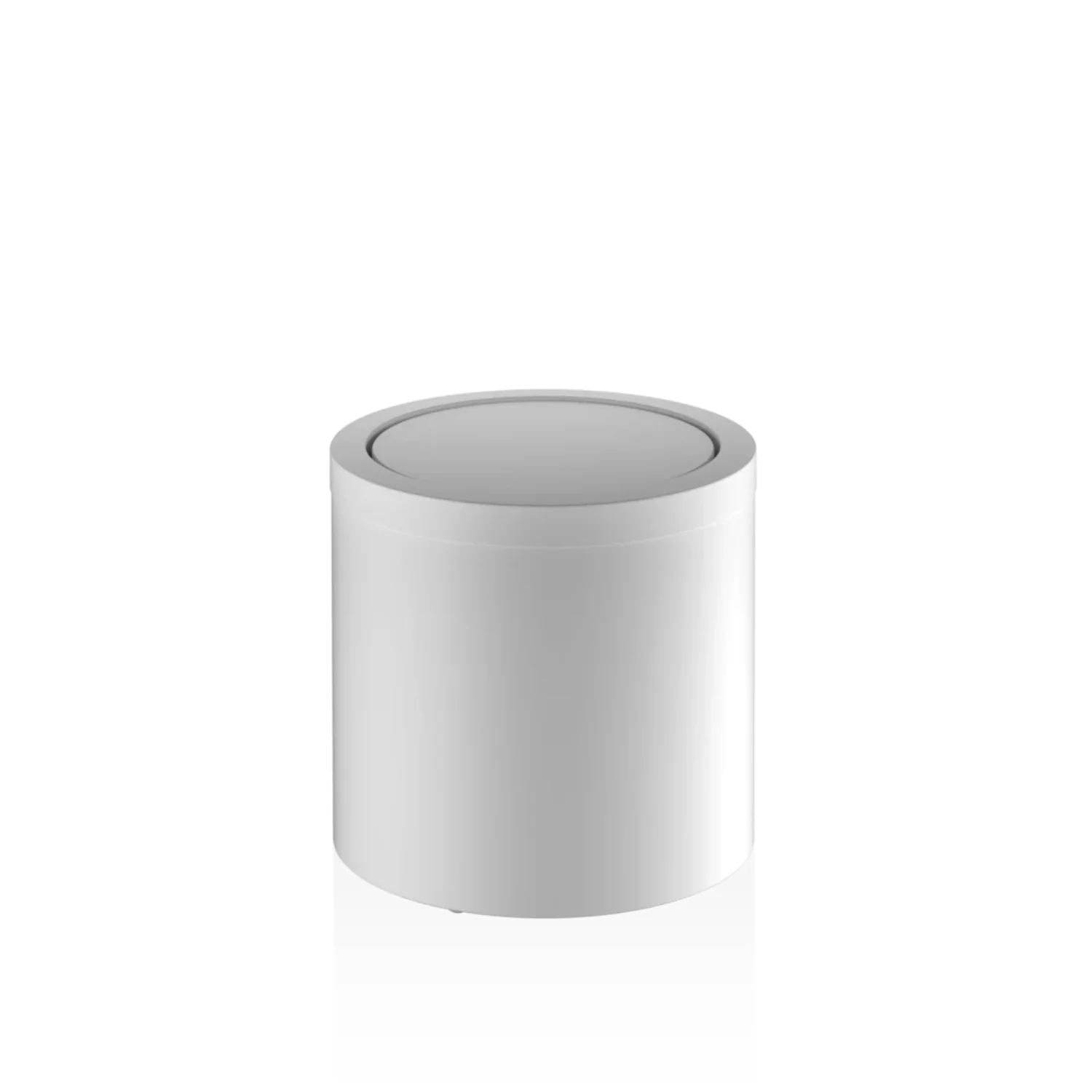 decor walther | BASIC series DW 125 | paper bin with revolving cover | white matt