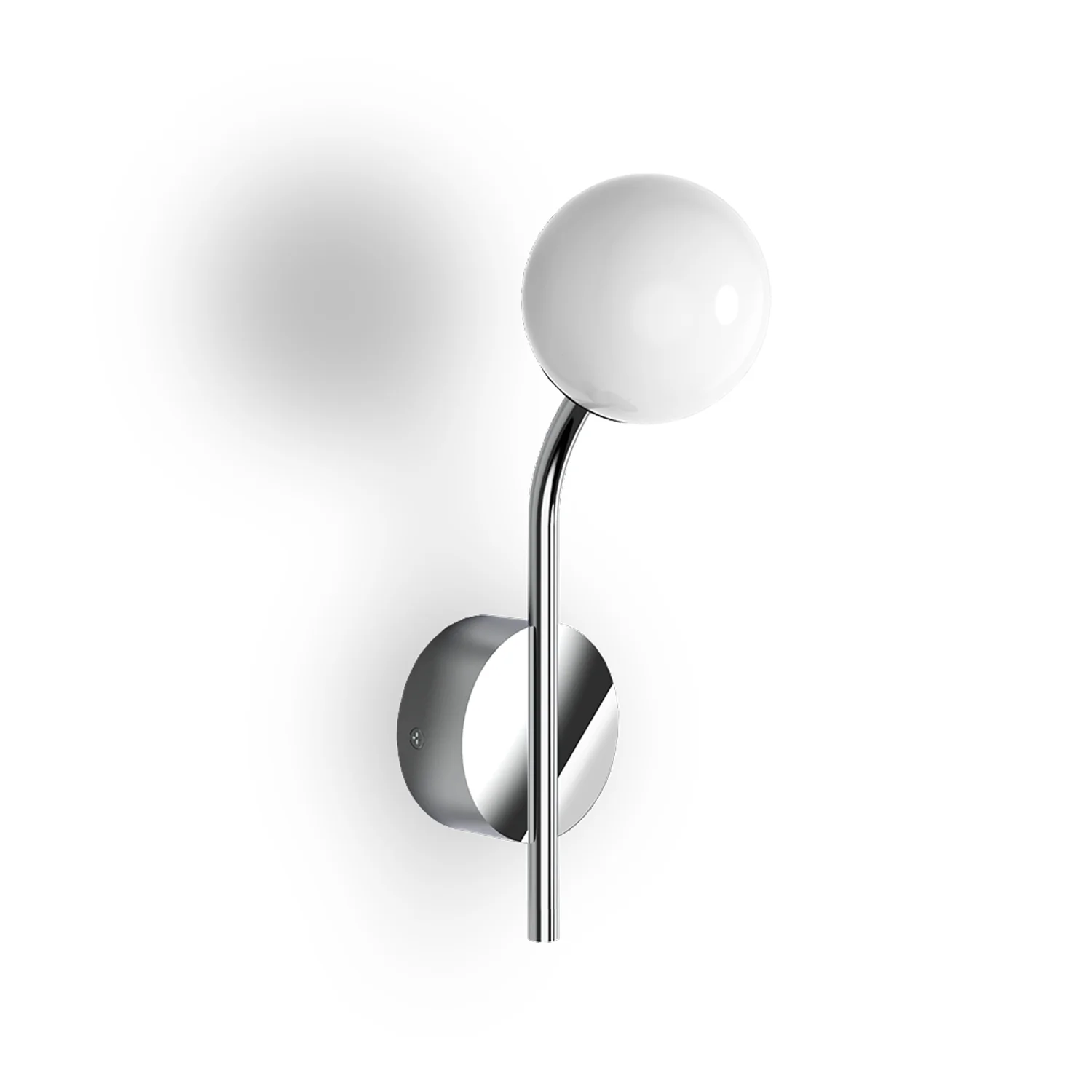 decor walther | BASIC series | pep one wall light | chrome - LC