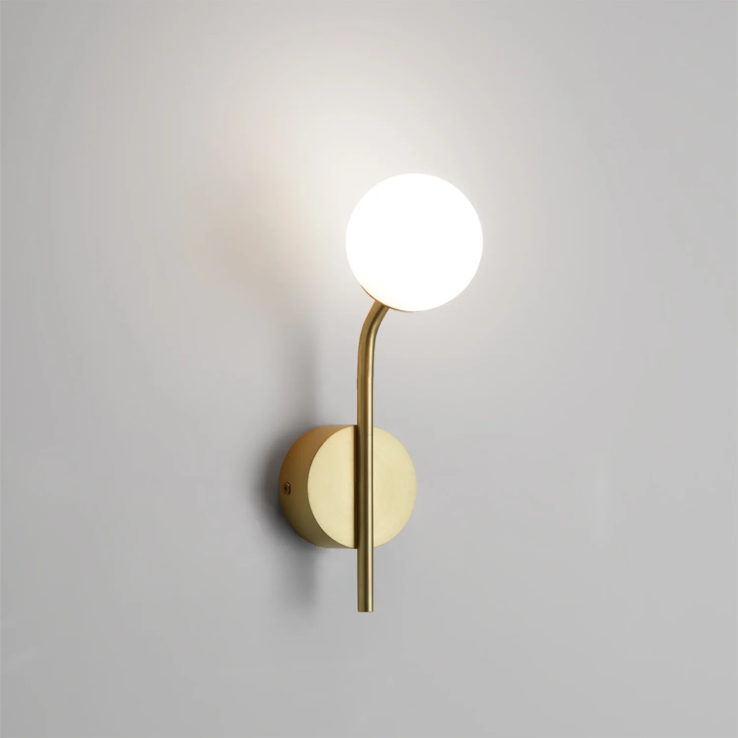 decor walther | BASIC series | pep one wall light | matte gold - LC - Image 2
