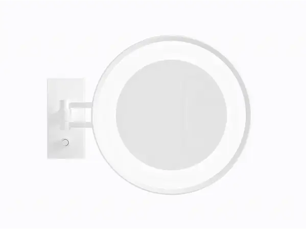 decor walther | CORNER series | illuminated wall mirror with 7x magnification | matte white - SO - Image 2