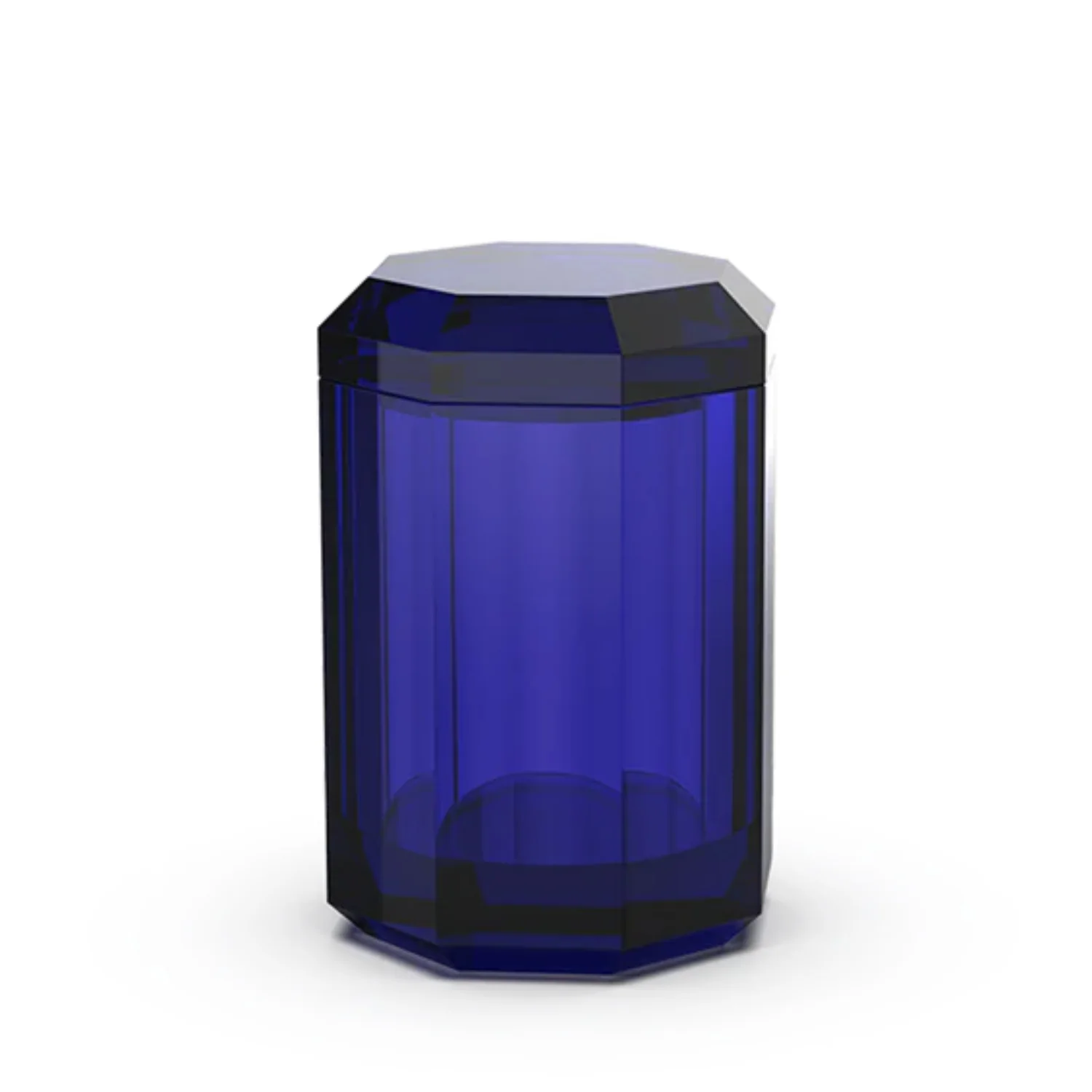 decor walther | KRISTALL collection | multi-purpose box with lid | capri blue