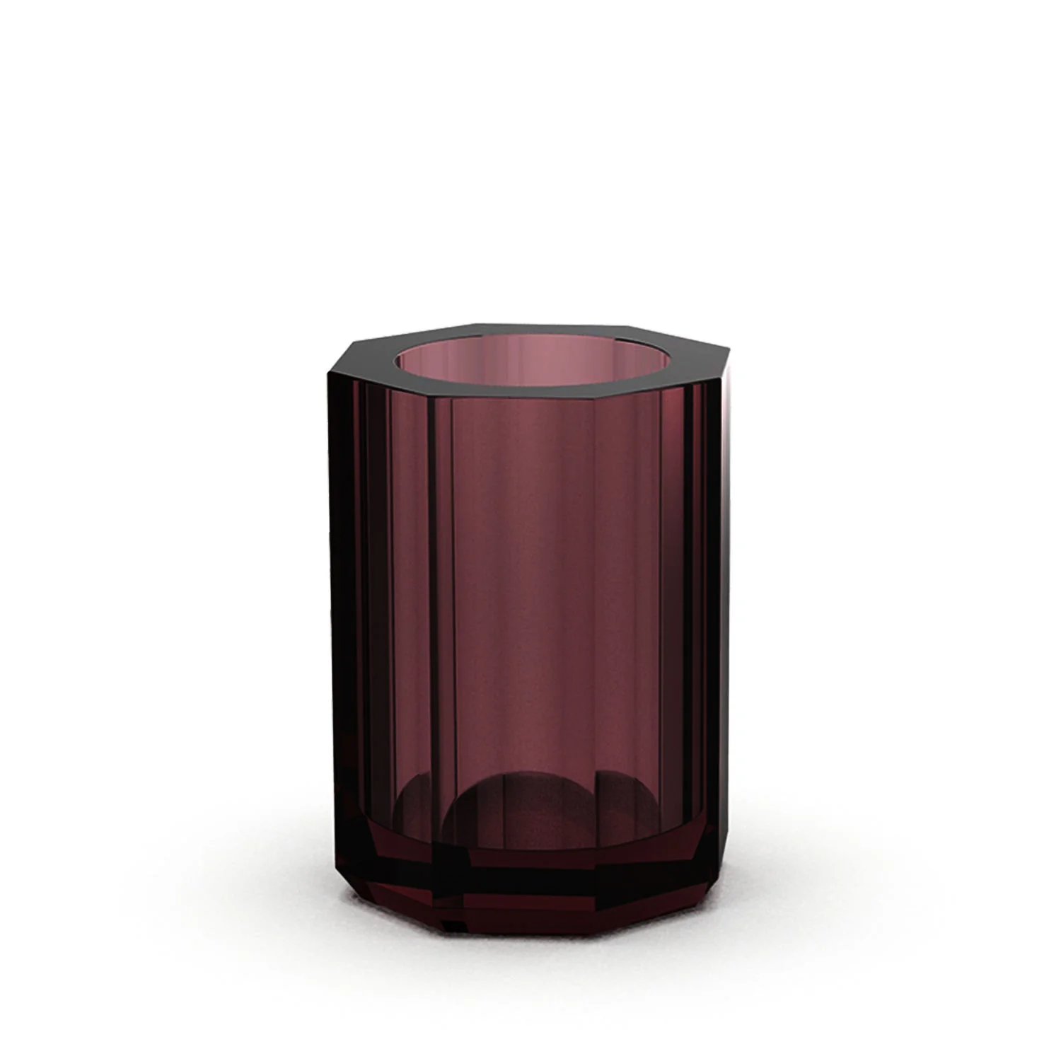decor walther | KRISTALL collection | crystal tumbler | rich burgundy