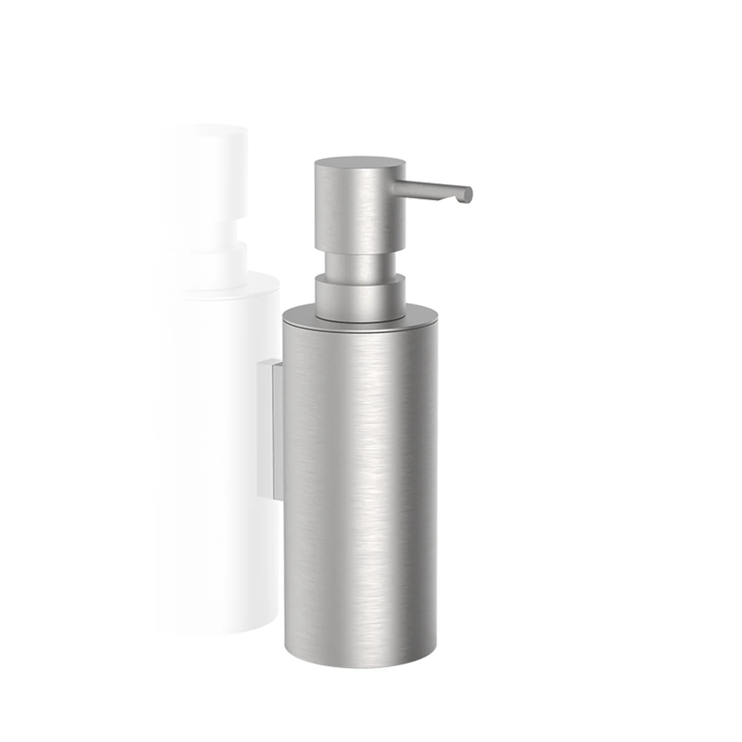 decor walther | MIKADO series | soap dispenser wall mounted  | matte stainless steel