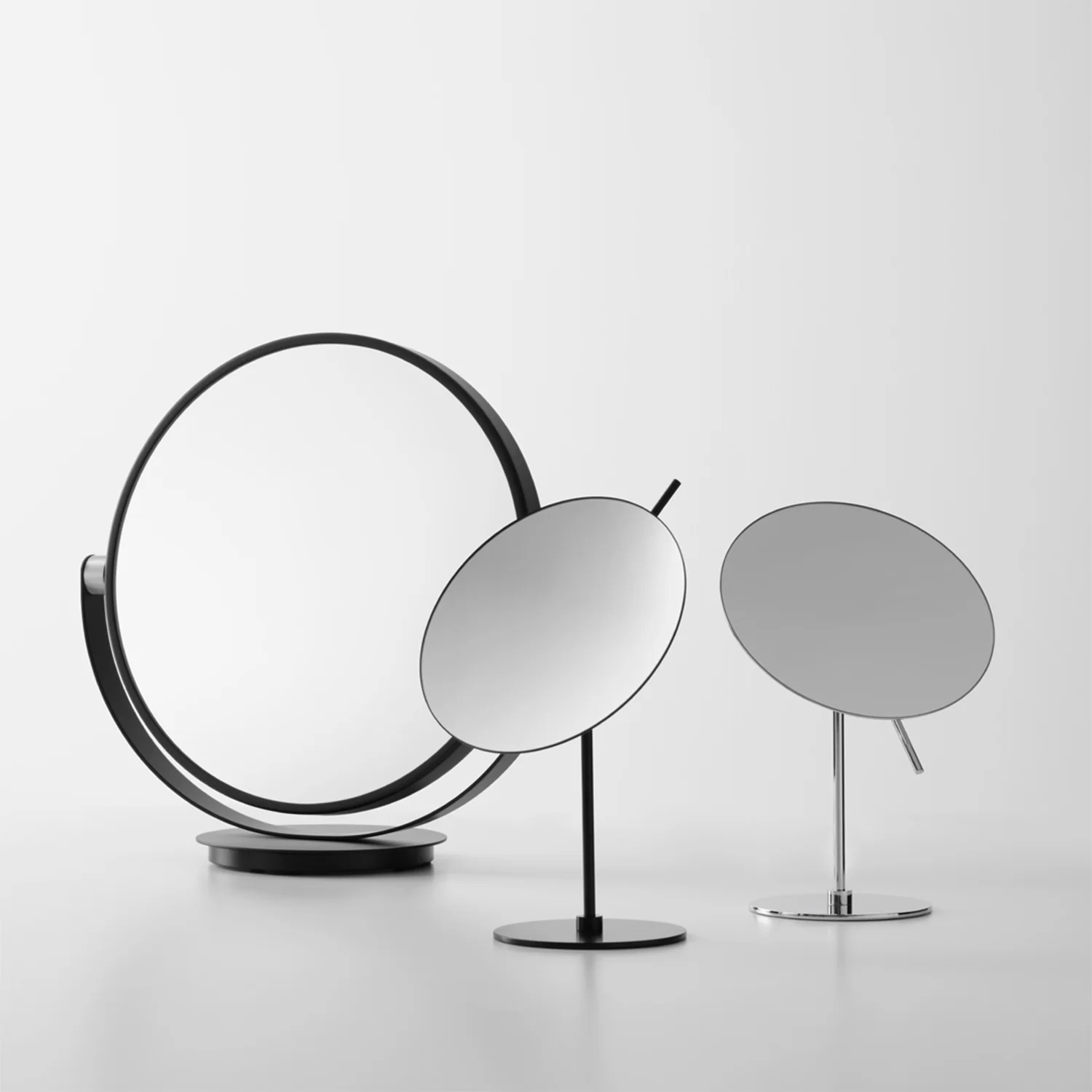 decor walther | BASIC series | cosmetic mirror with swivel | matte black - Image 4