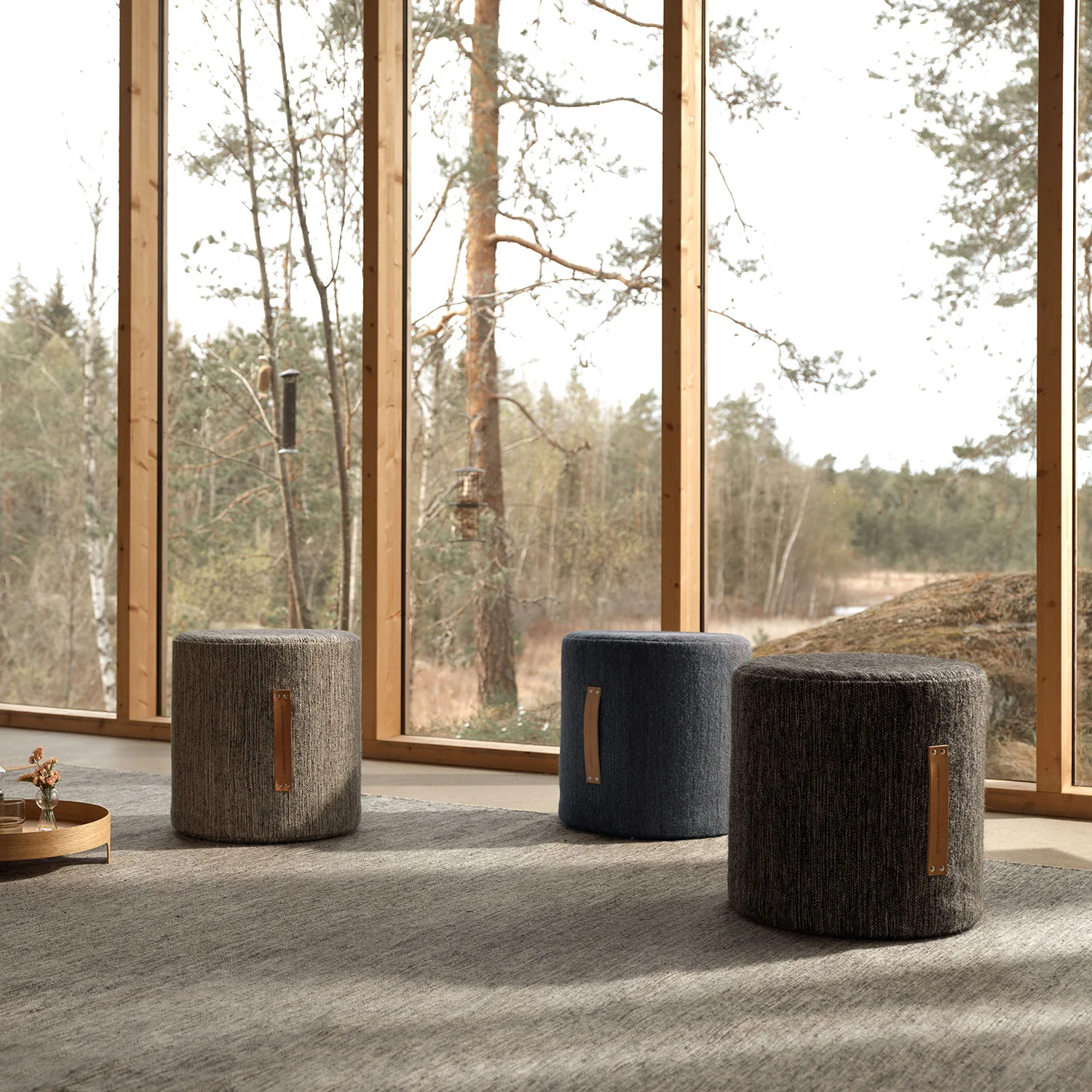 design house stockholm | bjork pouf | light grey - Image 3