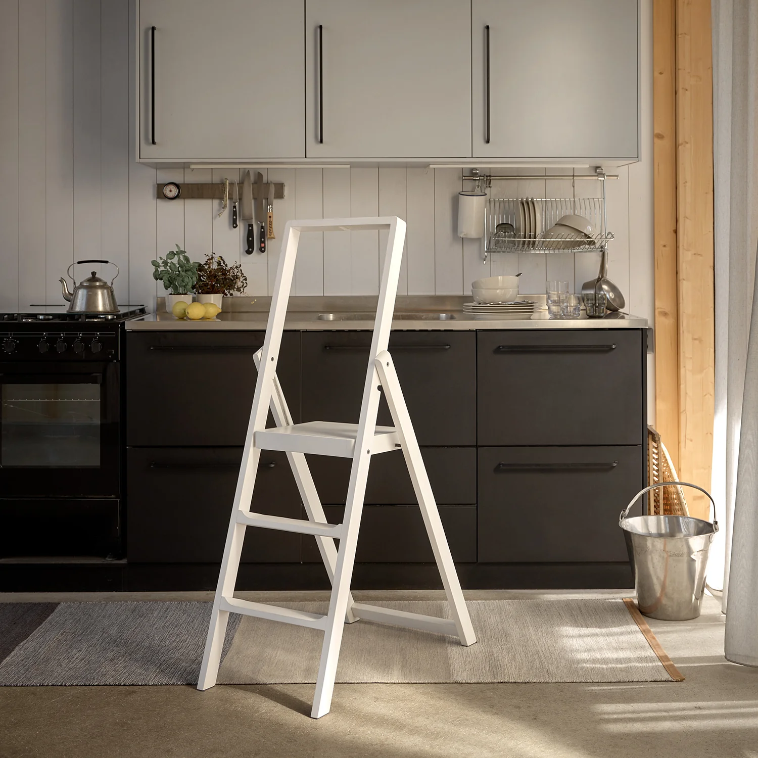 design house stockholm | step stepladder | stained white - Image 4