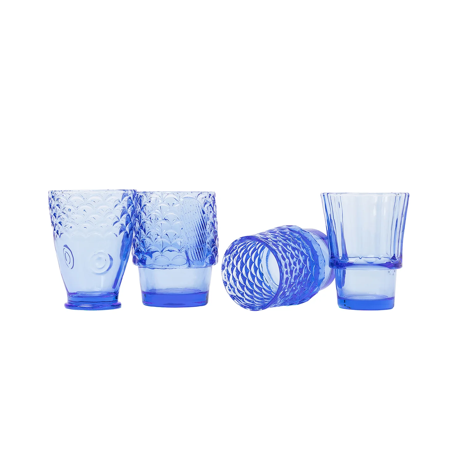 doiy | koifish stackable glasses | blue - Image 5