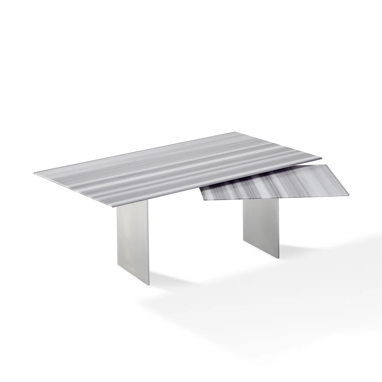 draenert | atlas table | extendable + pivotable | dreaming green stone 160/230x92cm - Image 13