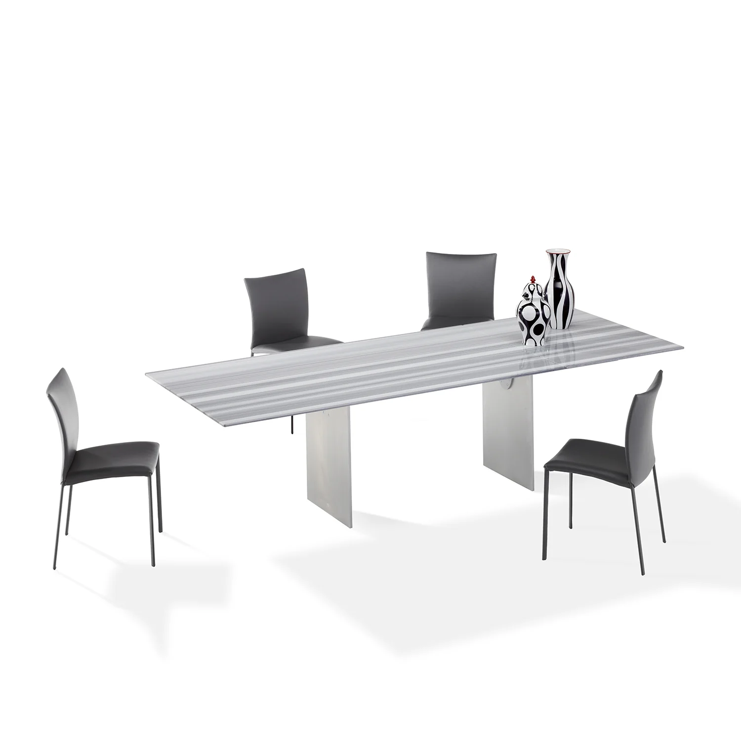 draenert | atlas table | extendable + pivotable | dreaming green stone 160/230x92cm - Image 14
