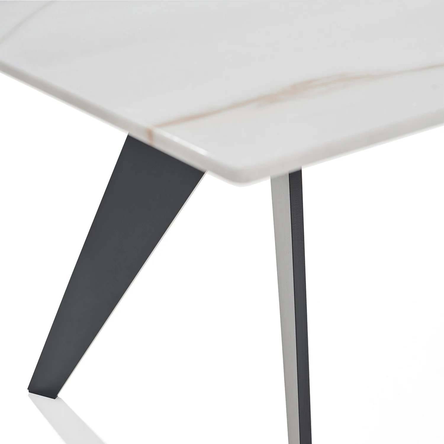 draenert | atlas table | swivel extension | belvedere stone + black base 200/280x105cm - Image 29