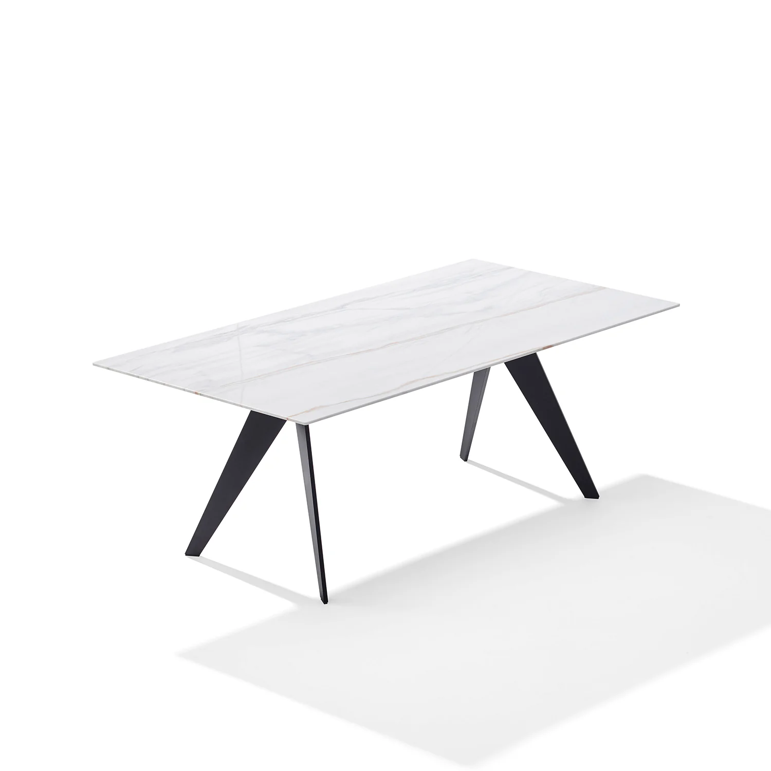 draenert | atlas table | swivel extension | belvedere stone + black base 200/280x105cm - Image 30