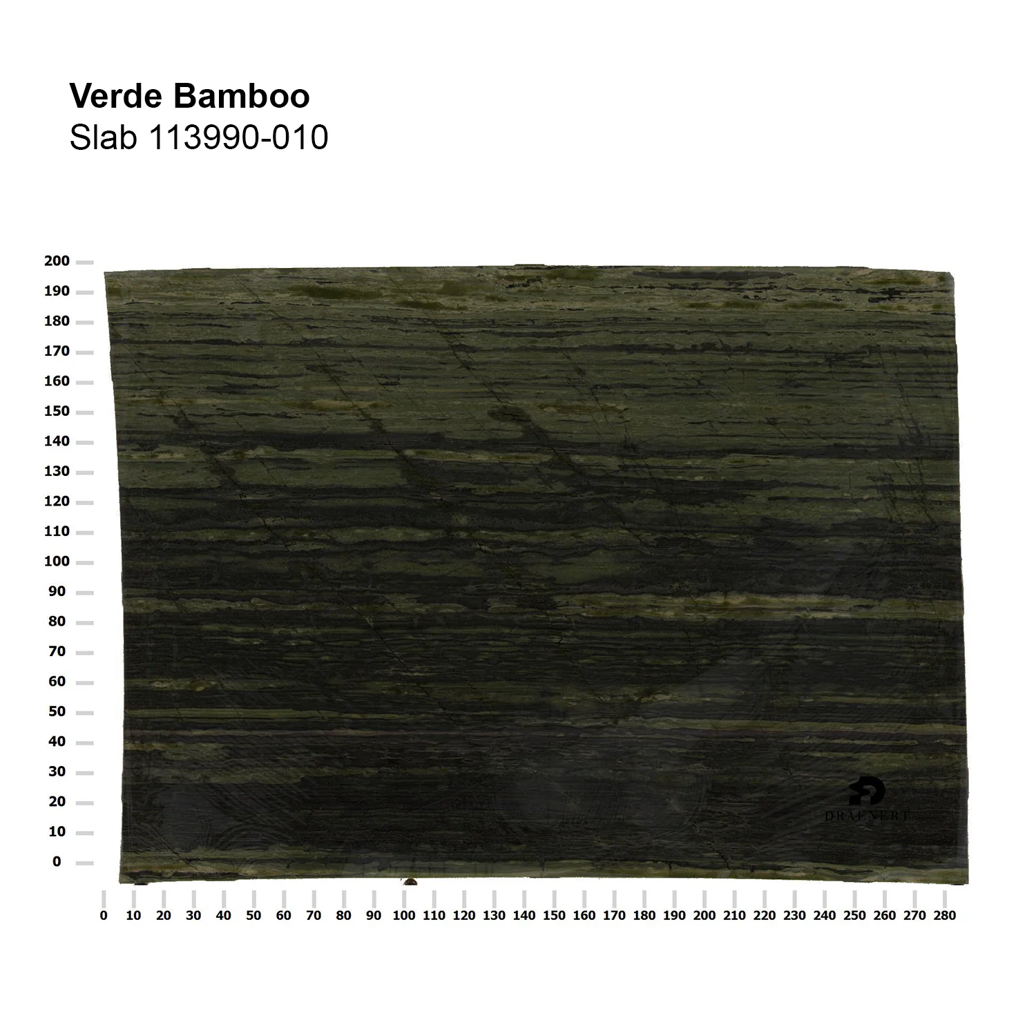 draenert | colin coffee table | verde bamboo stone + black frame - Image 9