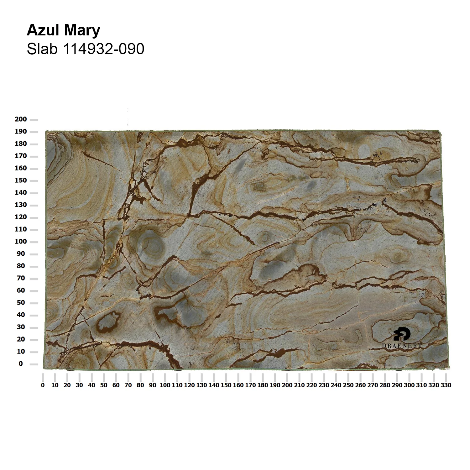 draenert | colin side table | azul mary stone + brown glass + dark bronze frame - Image 8