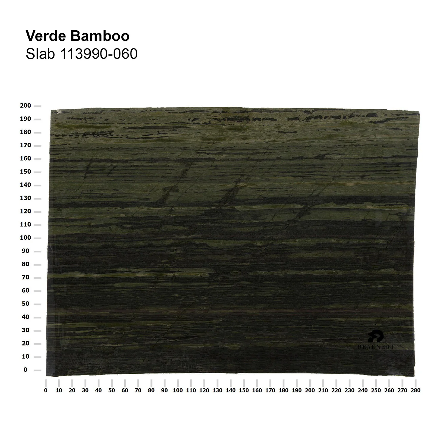 draenert | colin side table | verde bamboo stone + grey glass + black frame - Image 11