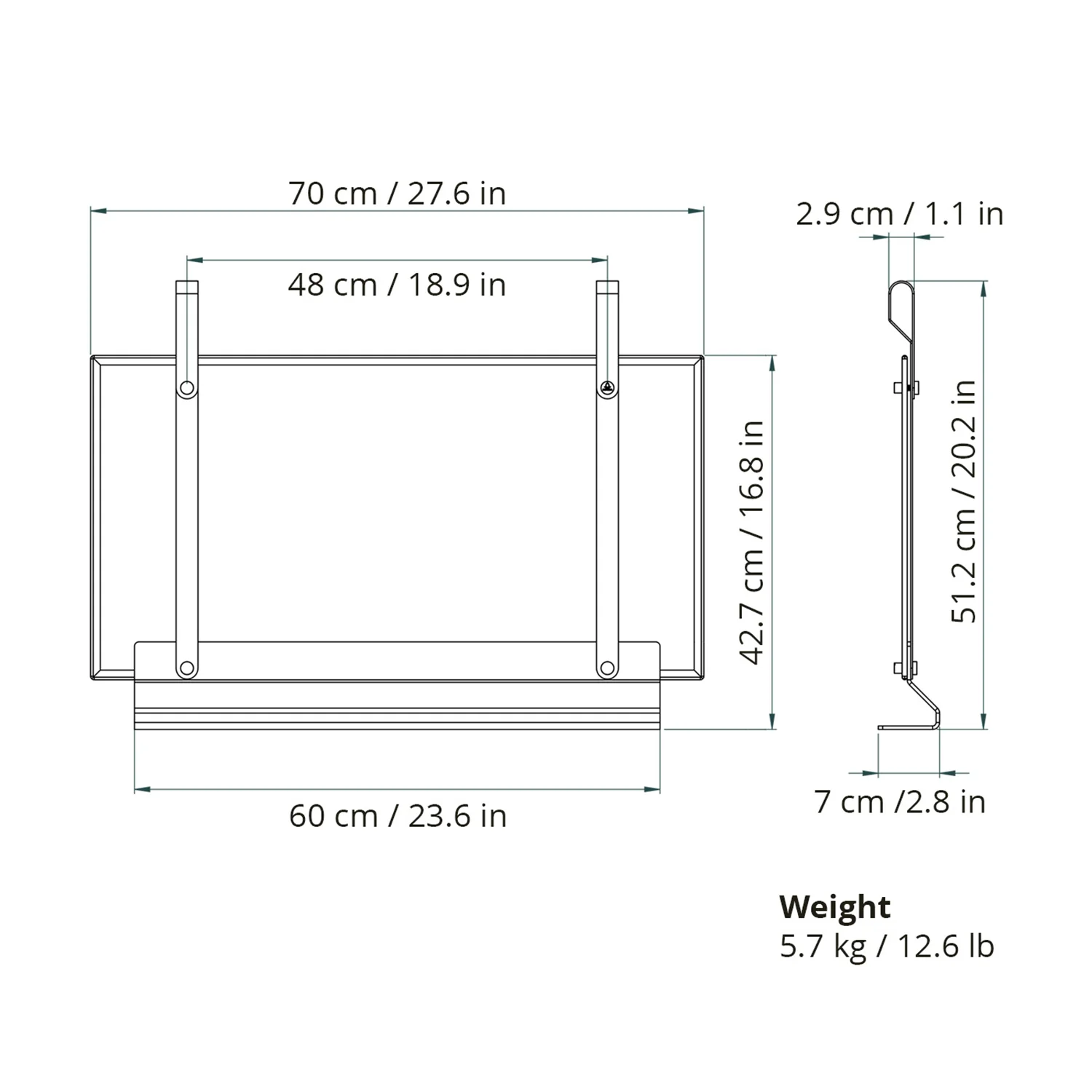 eldvarm | emma fireplace screen | classique small 70 - Image 10