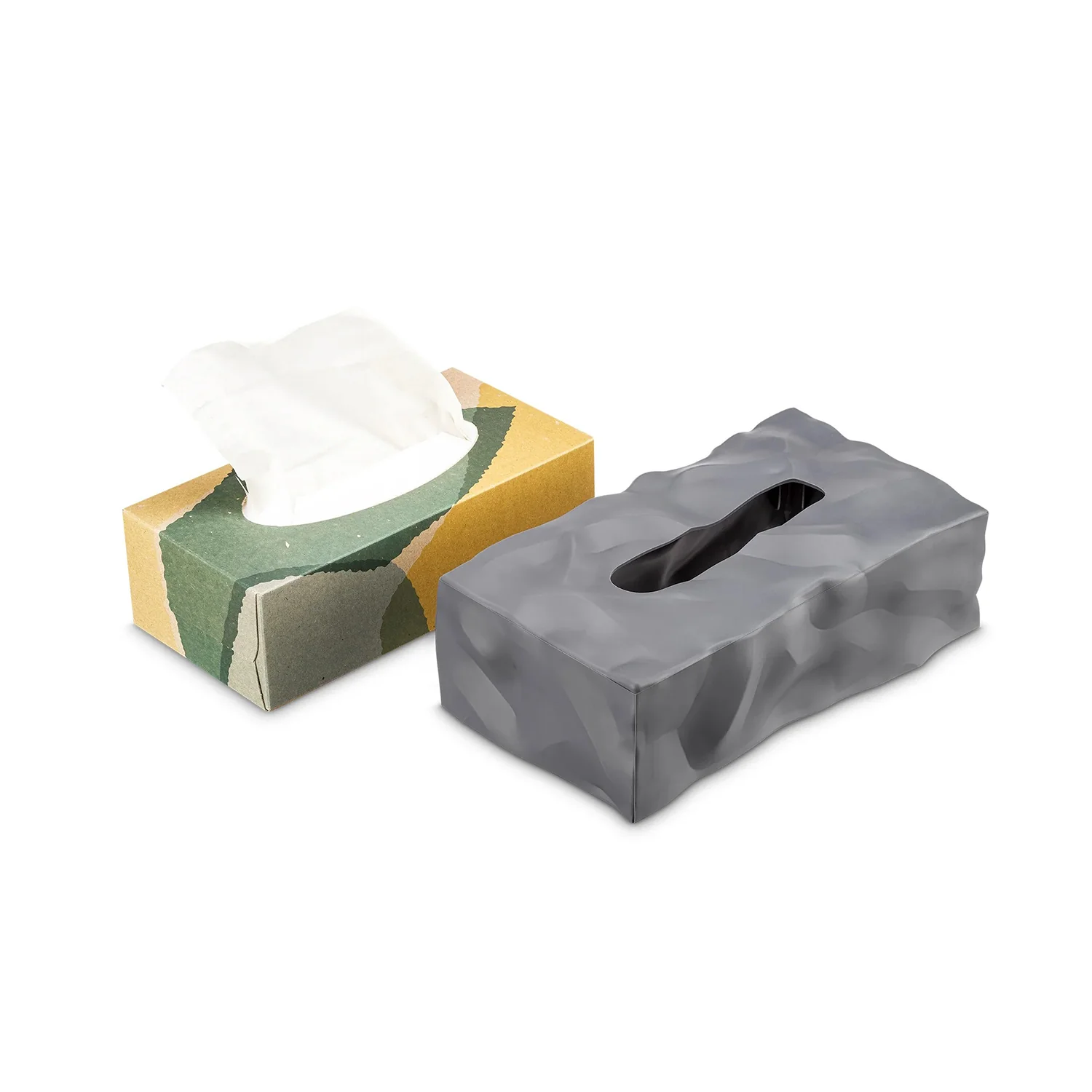 essey | wipy 2 | rectangle tissue box | grey - Image 4