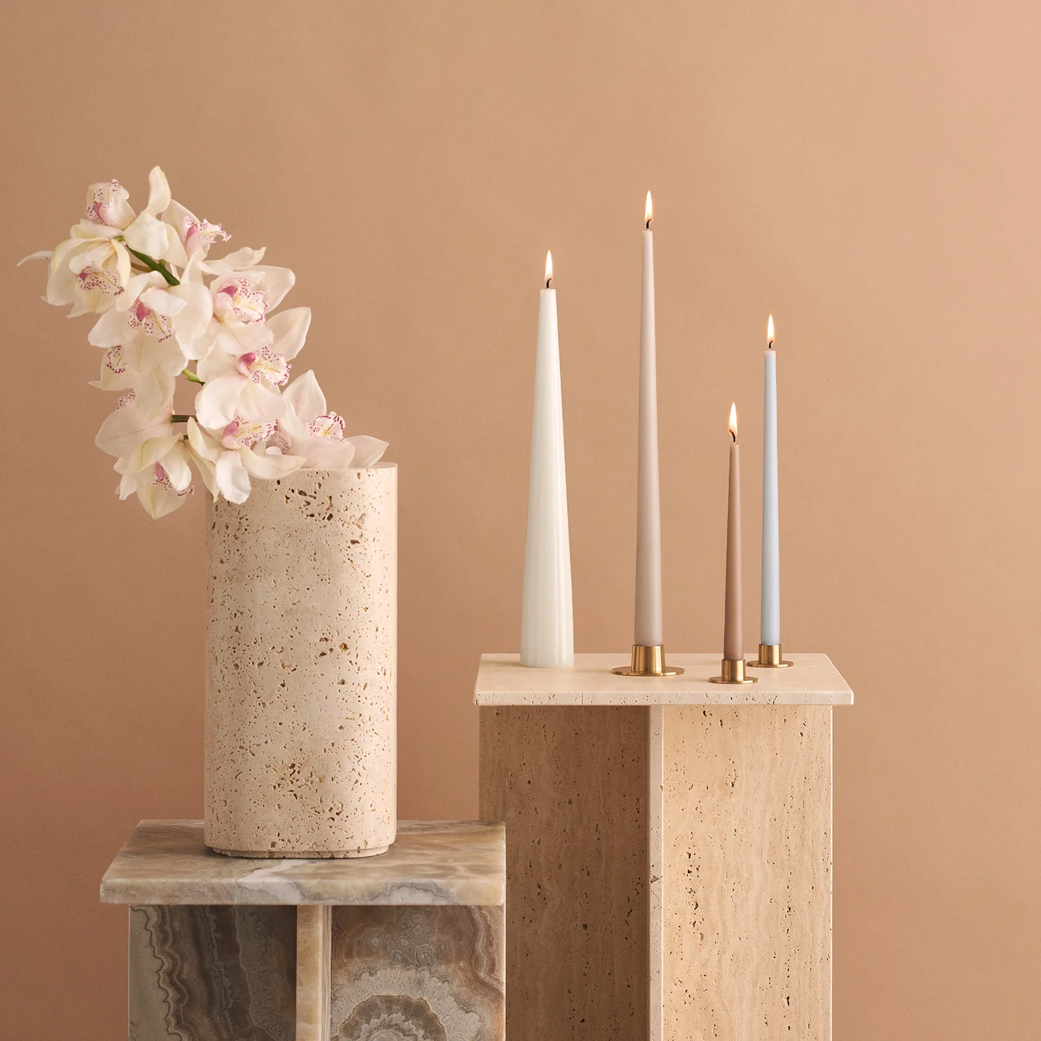 ester & erik | cone candle gift box | set of 2 | pure white 25cm - Image 4