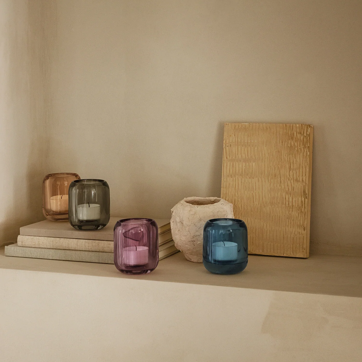 eva solo | acorn tealight candle holder set | stone - Image 2