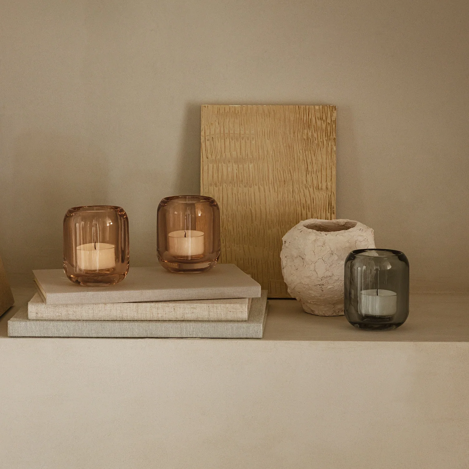 eva solo | acorn tealight candle holder set | amber - DC - Image 2
