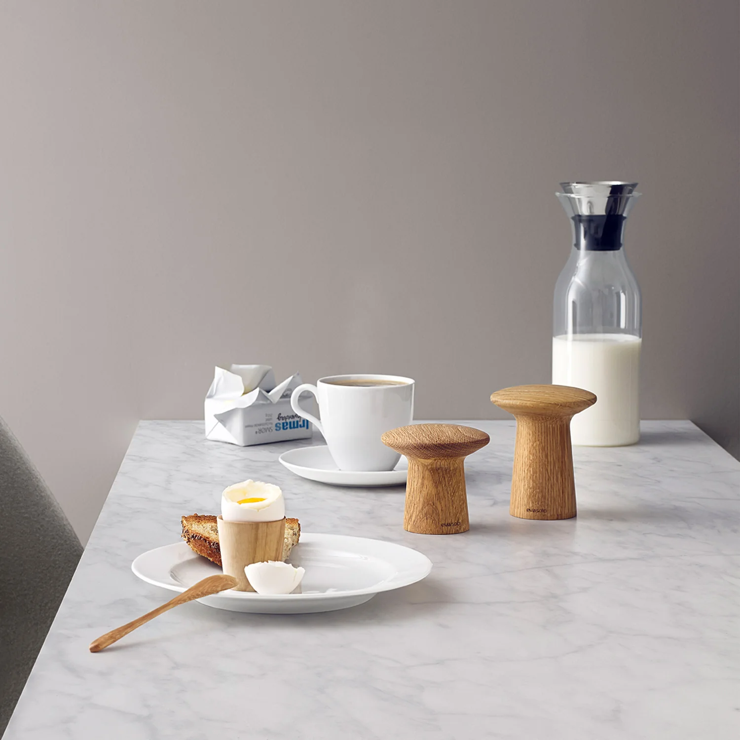 eva solo | salt + pepper grinder | oak 7.5cm - Image 2