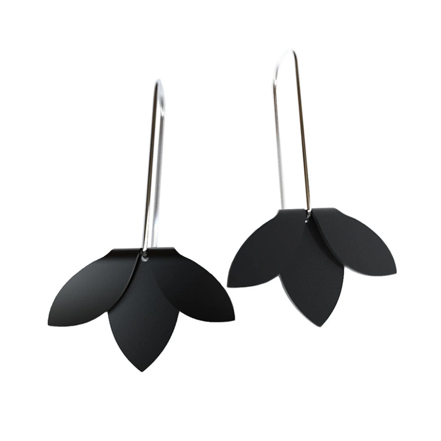 fink | earrings | flip point | black