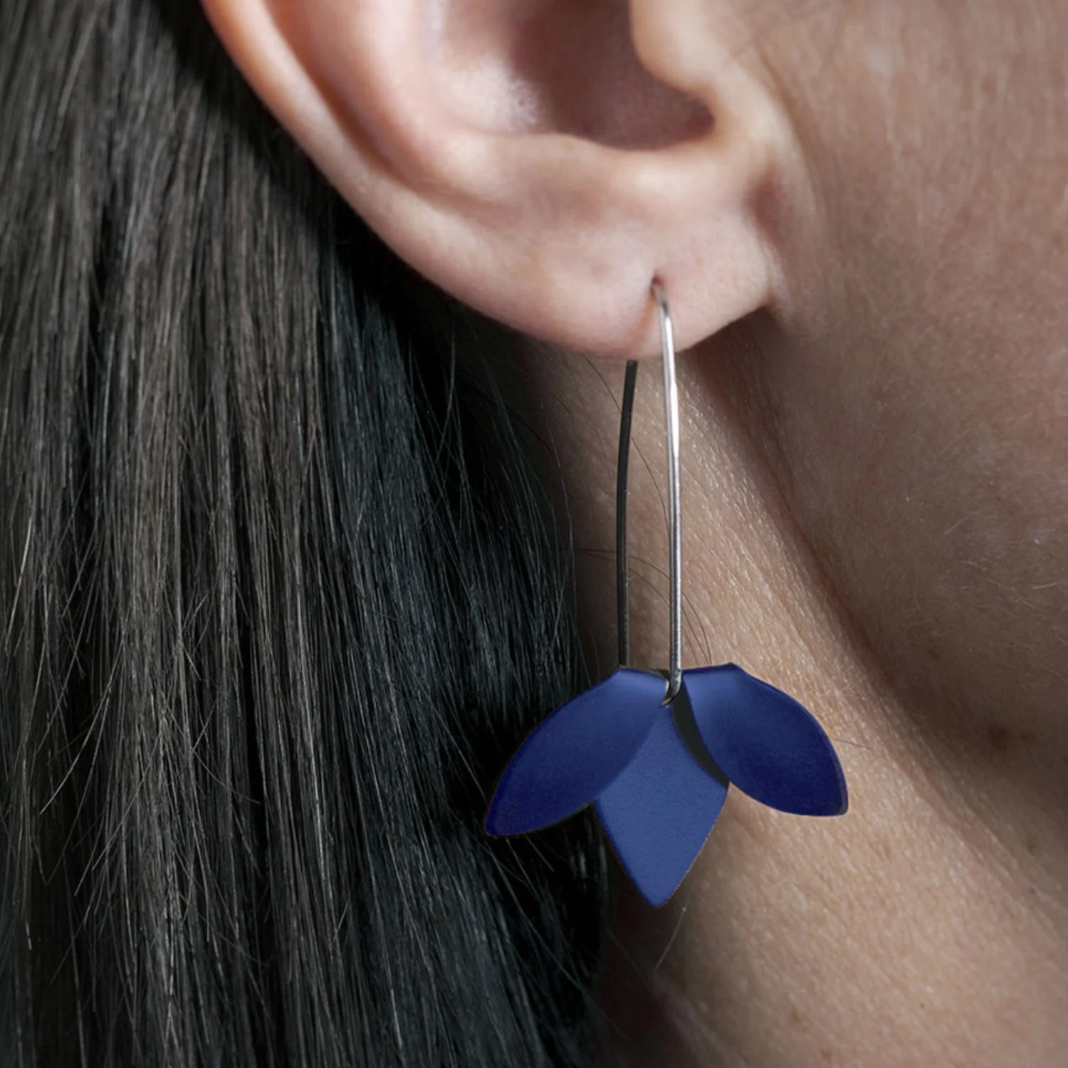 fink | earrings | flip point | blue - Image 2
