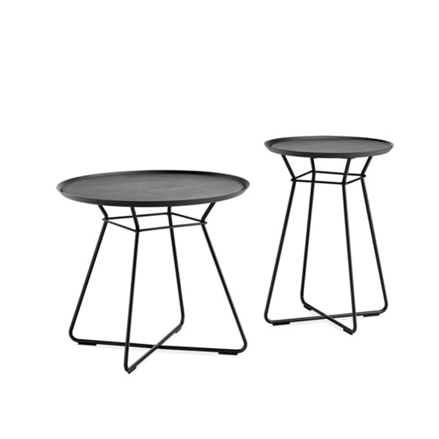 freifrau | leya coffee table with leather inlay | large | black - Image 3
