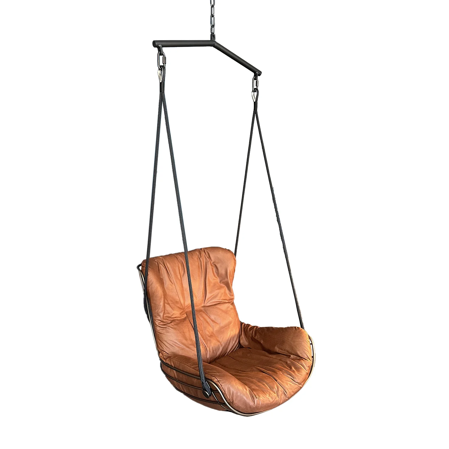 freifrau | leyasol wingback swing seat | adora kandis leather + bronze frame - Image 4