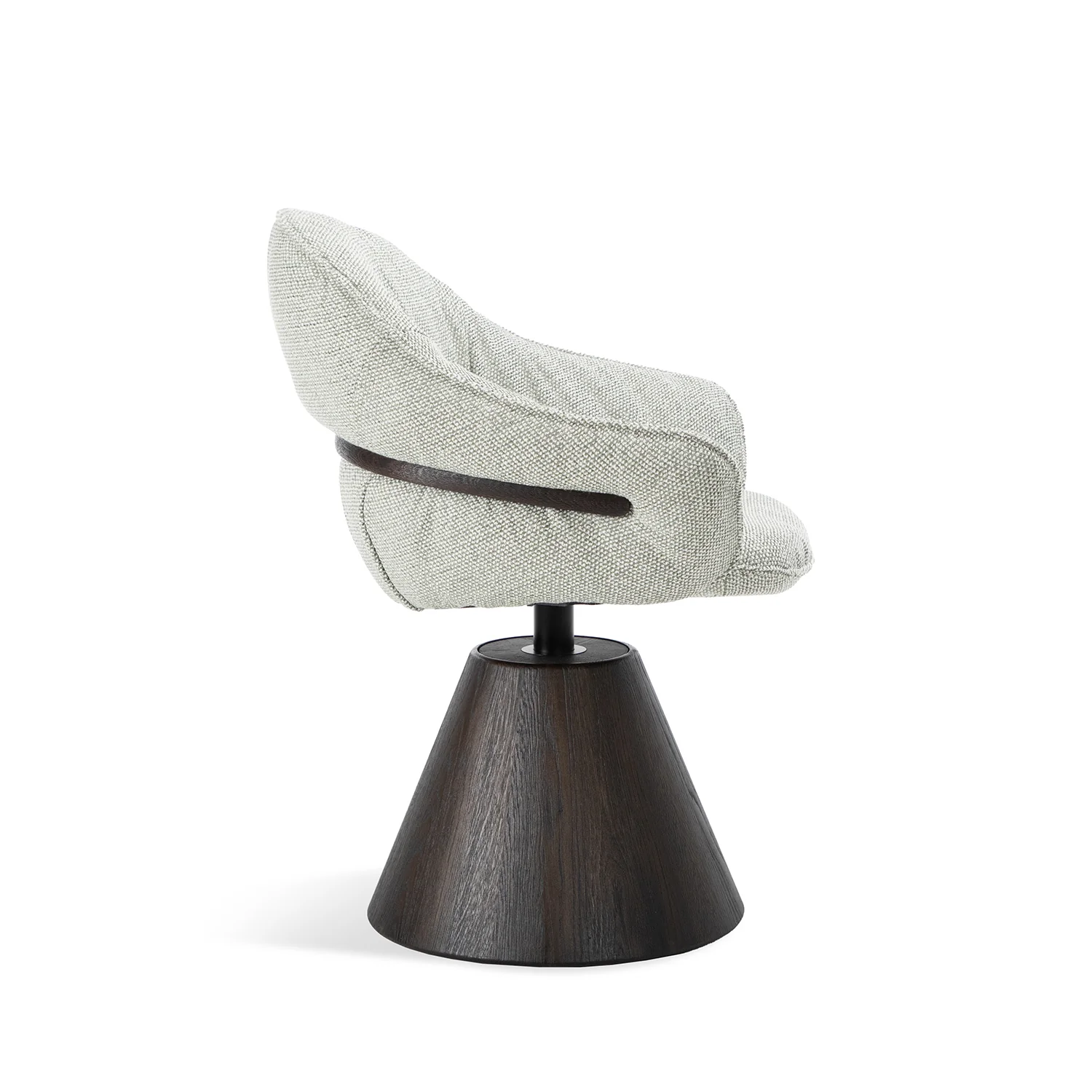 freifrau | marie armchair | cone frame - black | safire fabric - Image 3