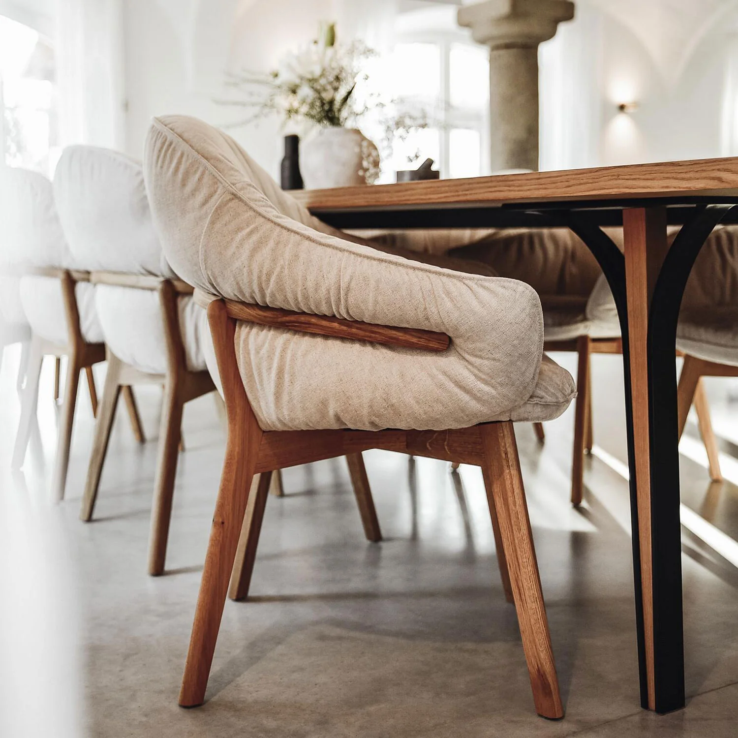 freifrau | marie armchair | maple 202 + wooden frame - Image 7
