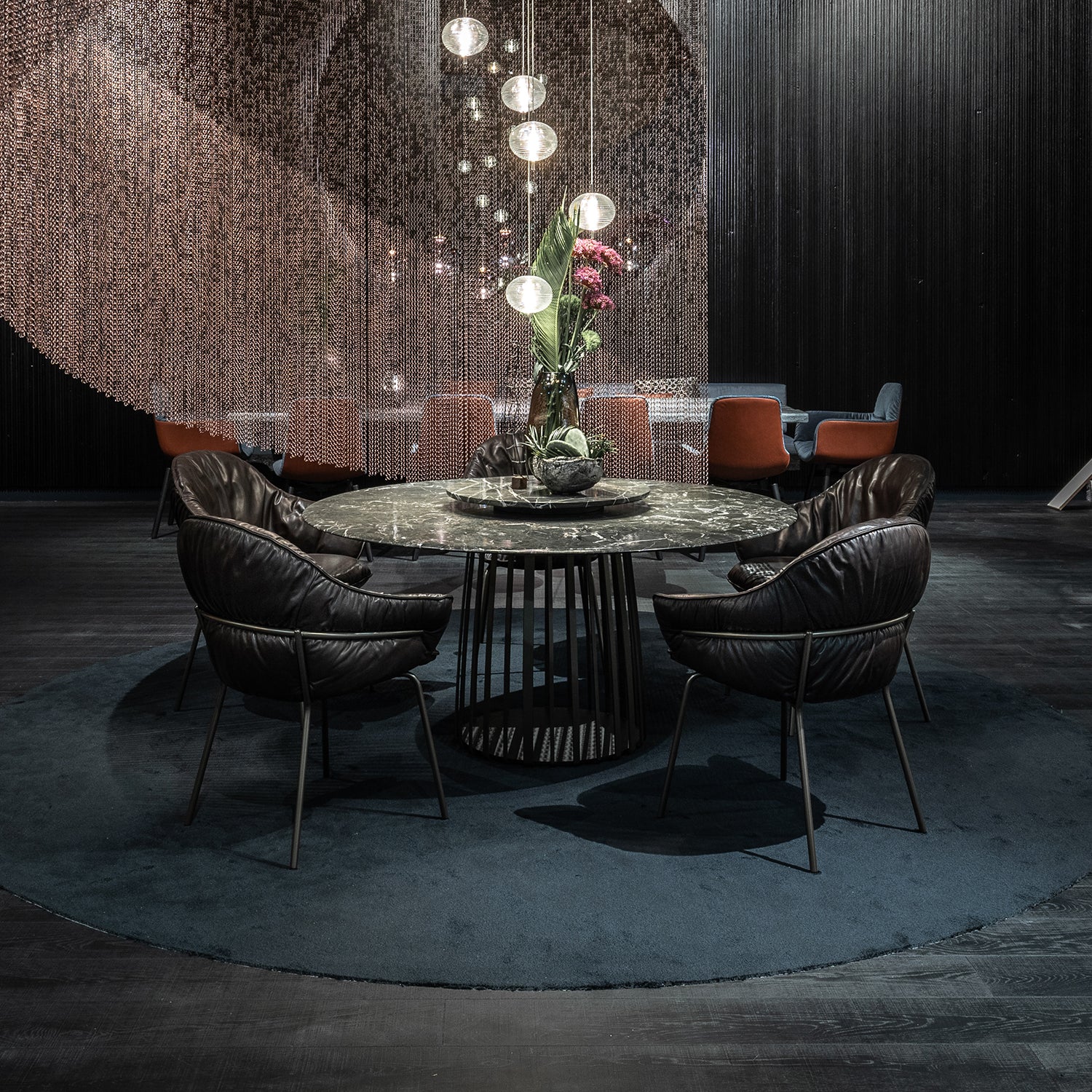 freifrau | marie armchair | opium santos leather + steel bronze glaze frame - Image 4
