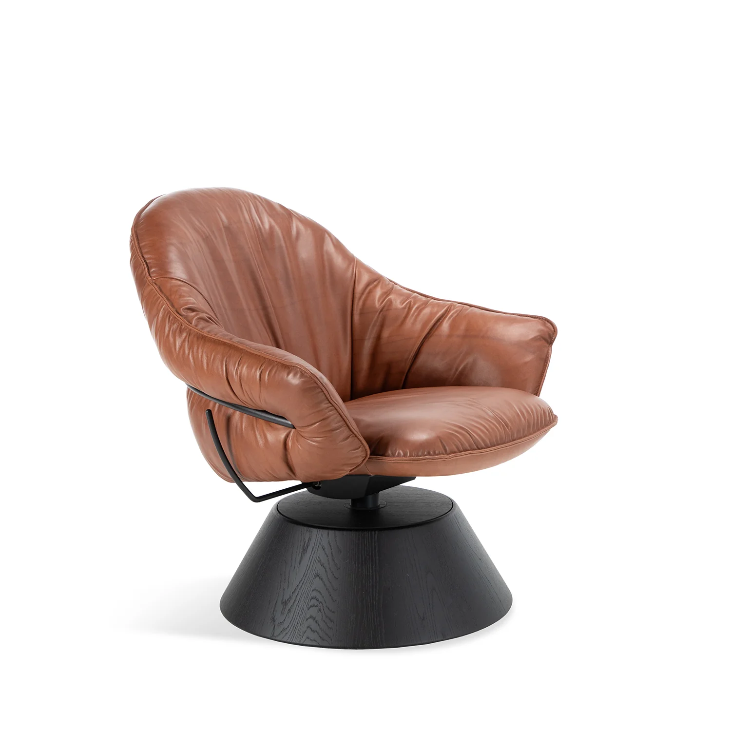 freifrau | marie lounge chair low | cone frame | adora kandis leather - Image 4