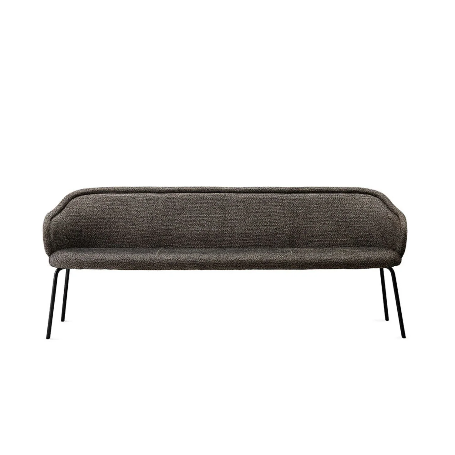 freifrau | ona curve bench 140cm | steel frame | safire 0001 - EX DISPLAY - Image 4
